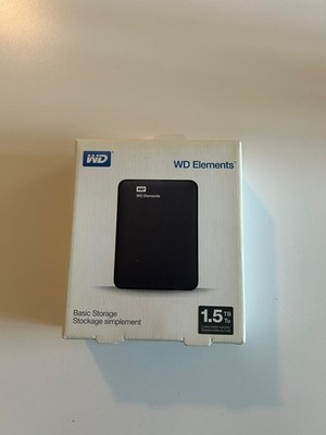 Western Digital (WDBU6Y0015BBK-0B) 1,5TB Extern Festplatte
