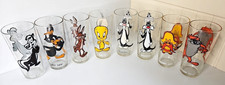 1973 Pepsi Collector Glass Lot Pepe Daffy Wile Tweety Sylvester Sam Devil Warner