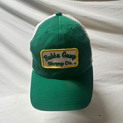Bubba Gump Shrimp Co. Green/White Trucker Hat Mesh Back Adjustable Forrest Gump