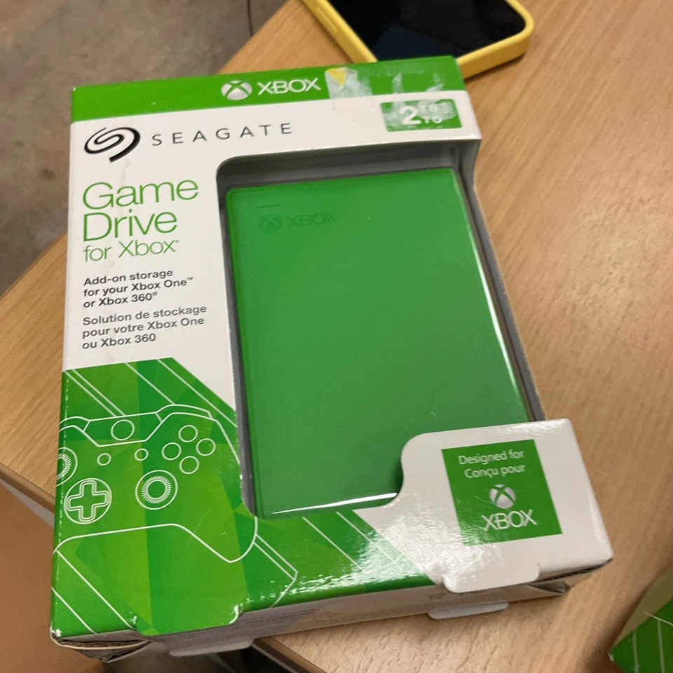 Seagate Game Hard Drive for Xbox One 2TB RARE Green BRAND NEW SEALED - Image 4 of 4