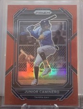 2023 Panini Prizm - Junior Caminero #124 Red Prizm /199 (RC)