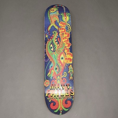 Vintage 00s MATT PAILES CREATION SKATEBOARD DECK - NOS IPATH Satori Think