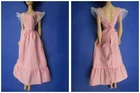 Vintage Barbie Clothes ~❤️~ 1974 Sweet 16 Pink Cotton Dress #748
