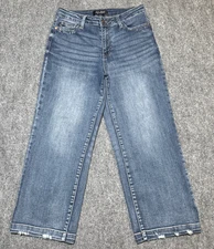 JUDY BLUE Jeans Straight Fit Medium Wash Stretch Jeans Fade Sz 5/27 JB88592