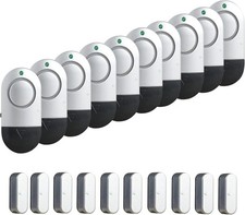 Window Alarm Sensors, Door Alarms for Home Security Loud, 120DB Pool Window a...