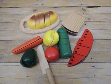 Melissa and Doug Wooden Cutting Food Play Set