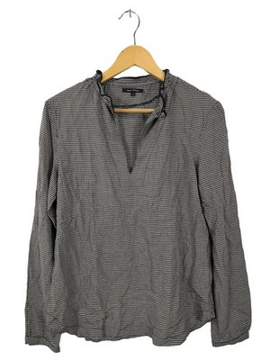 MARC O POLO Hemd-Bluse Damen Bluse Gr. DE 38 hellgrau Casual-Look