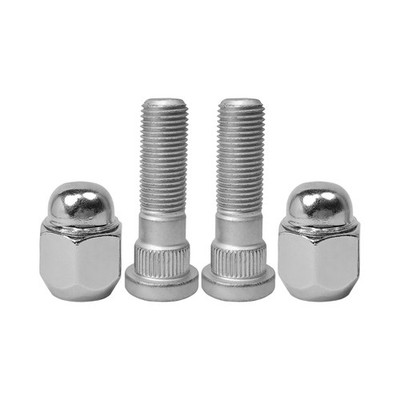 4PCS M12x1.25 Wheel Lug Stud Nut Set Compatible with Nissan Rogue Altima Fron...