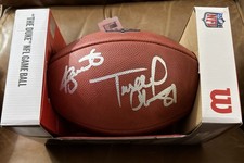 NFL “The Duke” Autographed Football Terrell Owens /Jameis Winston SWAU Certified