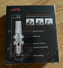 Hipa Specially Designed Spark Plug With Metal Shell & Special Ceramics For Small