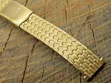 Speidel USA NOS Vintage Unused Watch Band Deployment Clsp Rolled Gold Plate 13mm