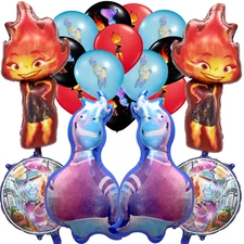 18pc elemental foil latex Balloons party supplies decoration theme baby shower