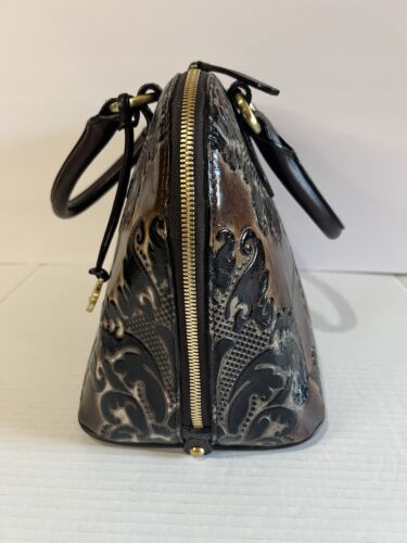 PO Brahmin Umhängetasche Vivian Limited Edition Espresso Fresco Damast Floral - Bild 5 von 20