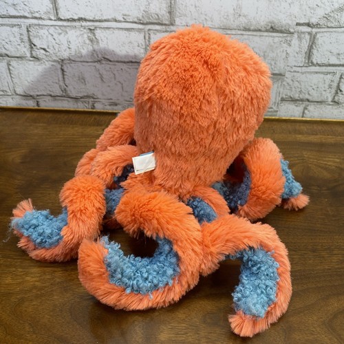 Manhattan Toy Company OCTOPUS Coral Orange Blue Cuddly Soft Toy Plush Doll 14" - Bild 3 von 10