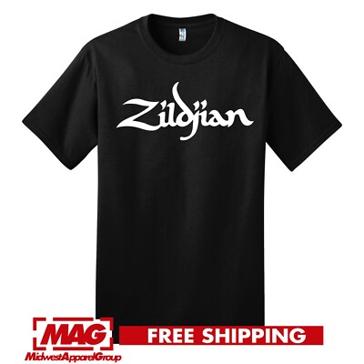ZILDJIAN T-SHIRT Drummer Cymbals Percussion Drums Music Cymbal