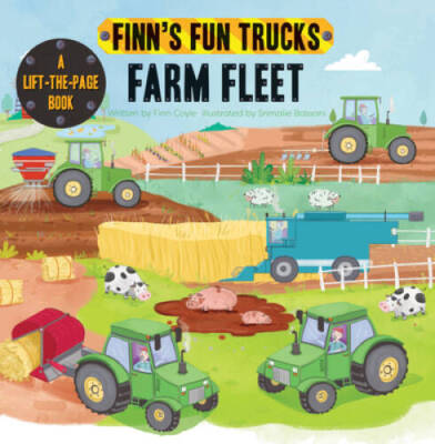 #ad #ad Farm Fleet Finns Fun Trucks Board book By Coyle Finn VERY GOOD $4.02