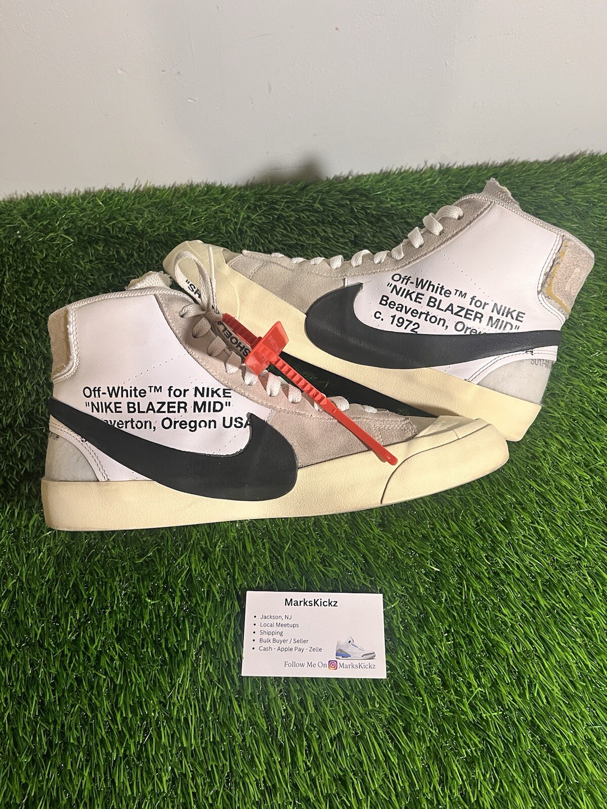 OFF WHITE X NIKE Taglia 10 Nike Off White x Blazer Mid The Ten