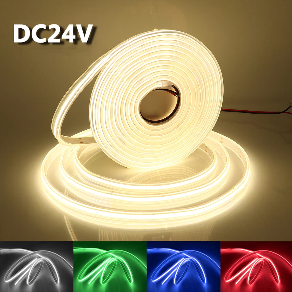 24V COB LED Strip Tape Lights Waterproof Outdoor Under Cabinet Room Decor 16.4ft
Opens in a new wind