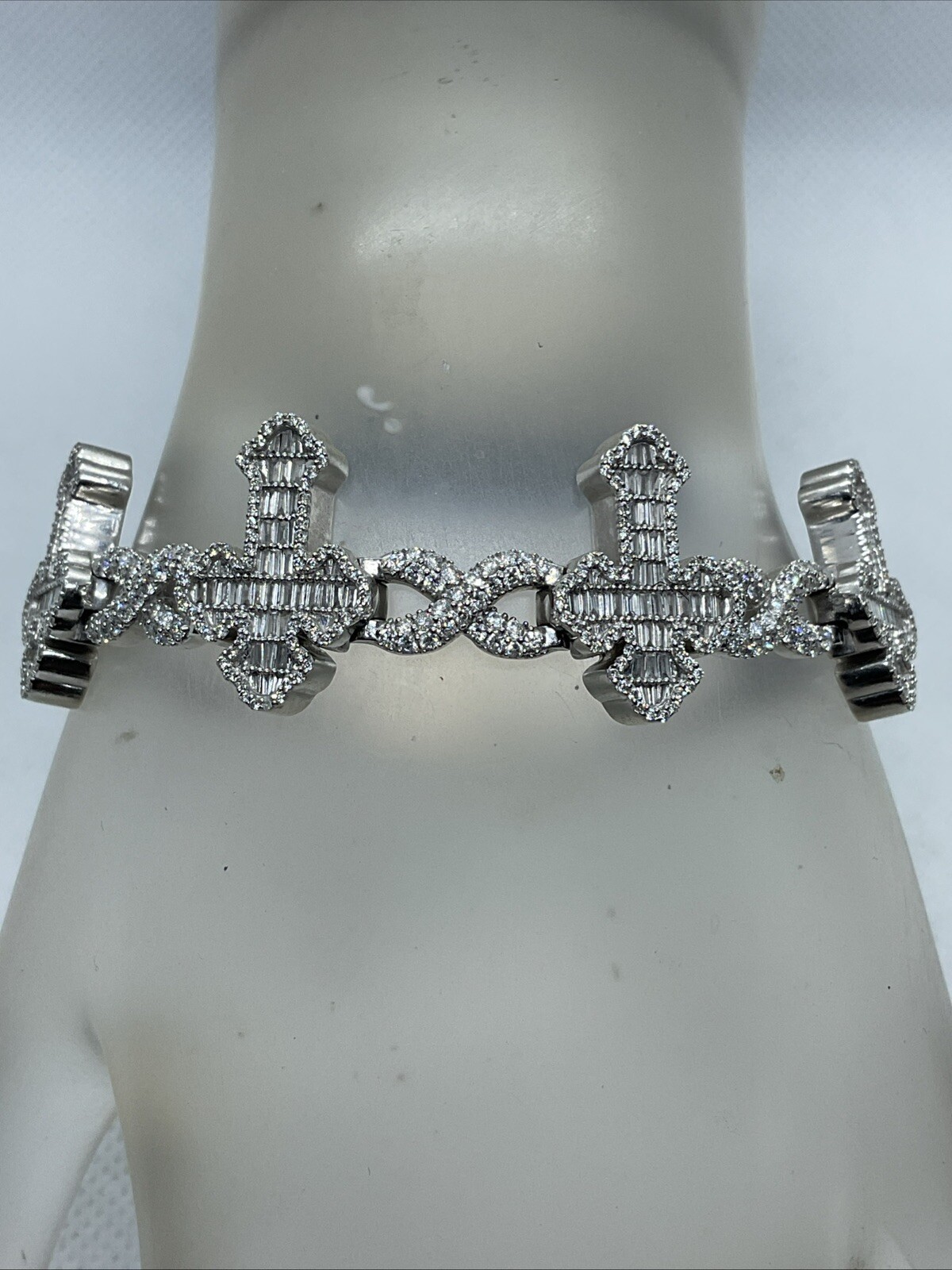 PRIME IMPRESSIVE Solid 10K White Gold Diamonds CR… - image 20