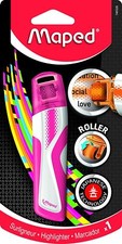 Maped Highlighter Fluorescent Roller Pink