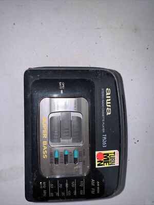 Player AIWA AM/FM Cassette Tape Player  Untested Player Tape recorder