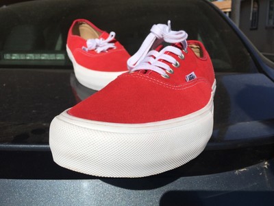 vans authentic pro red