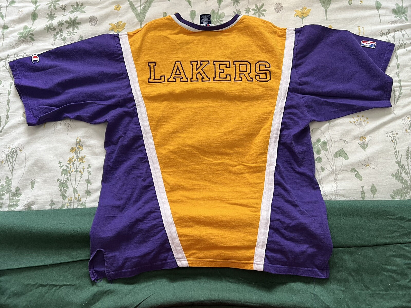 Los Angeles Lakers 199697 Shooting Shirt eBay