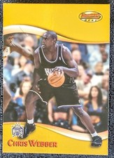 1999 Chris Webber Sacramento Kings Topps Bowman NBA Card #74
