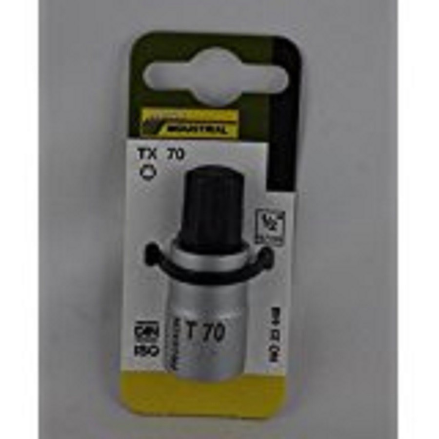 PROXXON 1/2 pollici Torx T 70, 55 mm di lunghezza, 1 pezzi, 23448