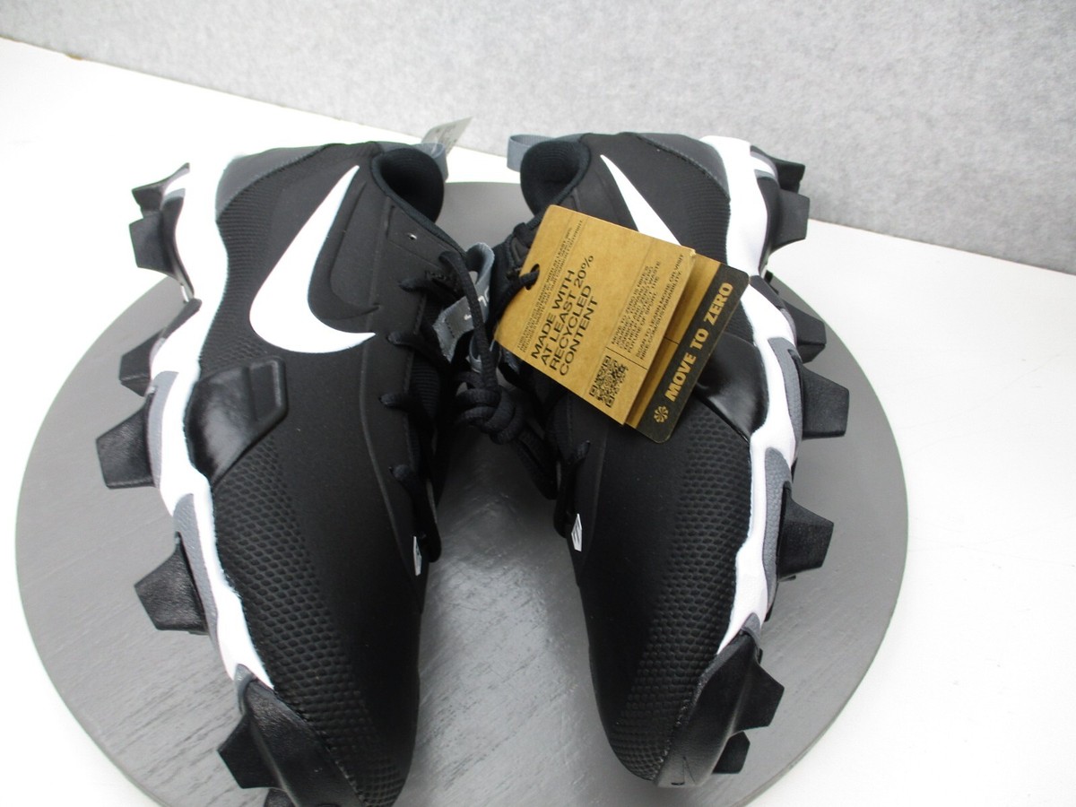 Nike Force Trout 9 Keystone Black White Baseball Cleats 