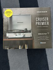Crosley Cruiser Deluxe Portable 3 Speed Bluetooth Record Player