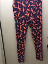 Lularoe T/C Leggings with Parrot Design