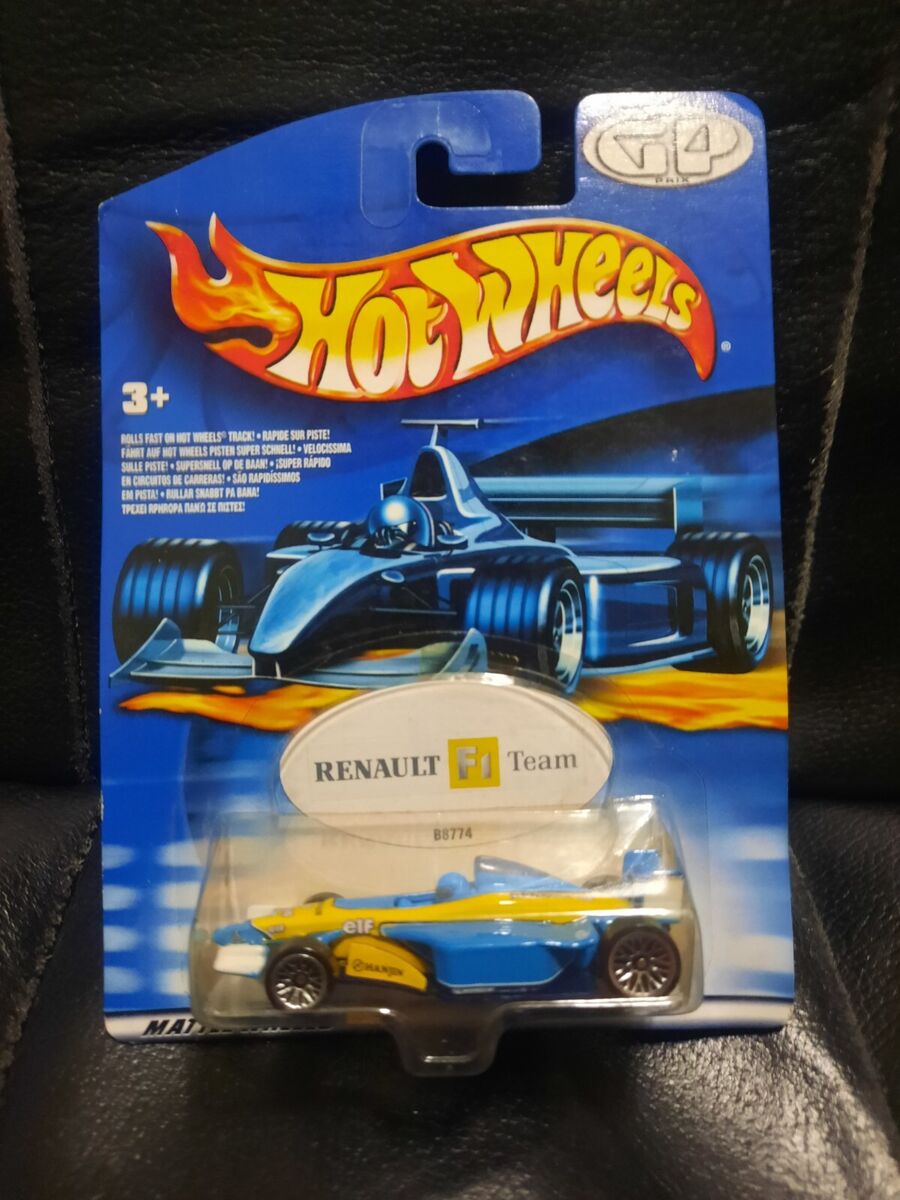 Hot Wheels Grand Prix F1 International B8774 Blue Renault F1 Hot Wheels Grand Prix F1 International B8774 Blue Renault F1