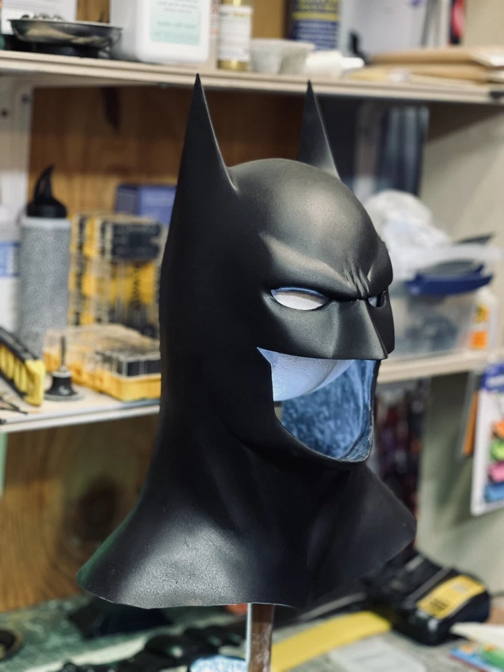 Capucha Bat Hero, Uretano Flexible, Hecha a Mano, Juegos con disfraces, Envío Nacional Gratis Foto 4 de 4