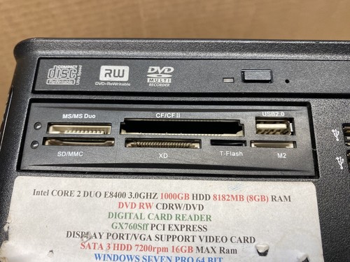 Dell Optiplex 760 Computer Desktop Intel Core 2 DUO E8400 3GHZ 1000GB 8g - Picture 5 of 14