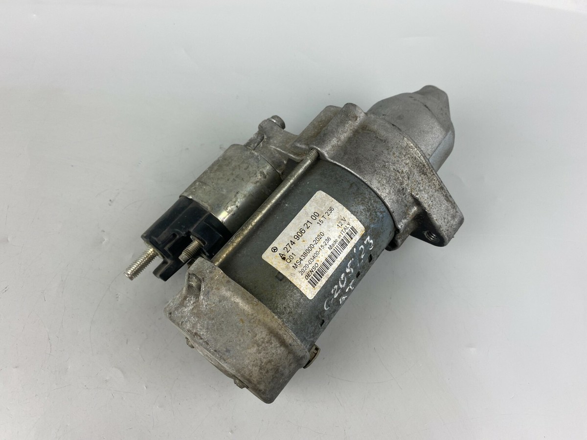 Mercedes Benz C Class W205 Engine Start Starting Starter Motor 
