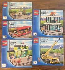 Lego City 60026 Town Square Instruction Manuals Only
