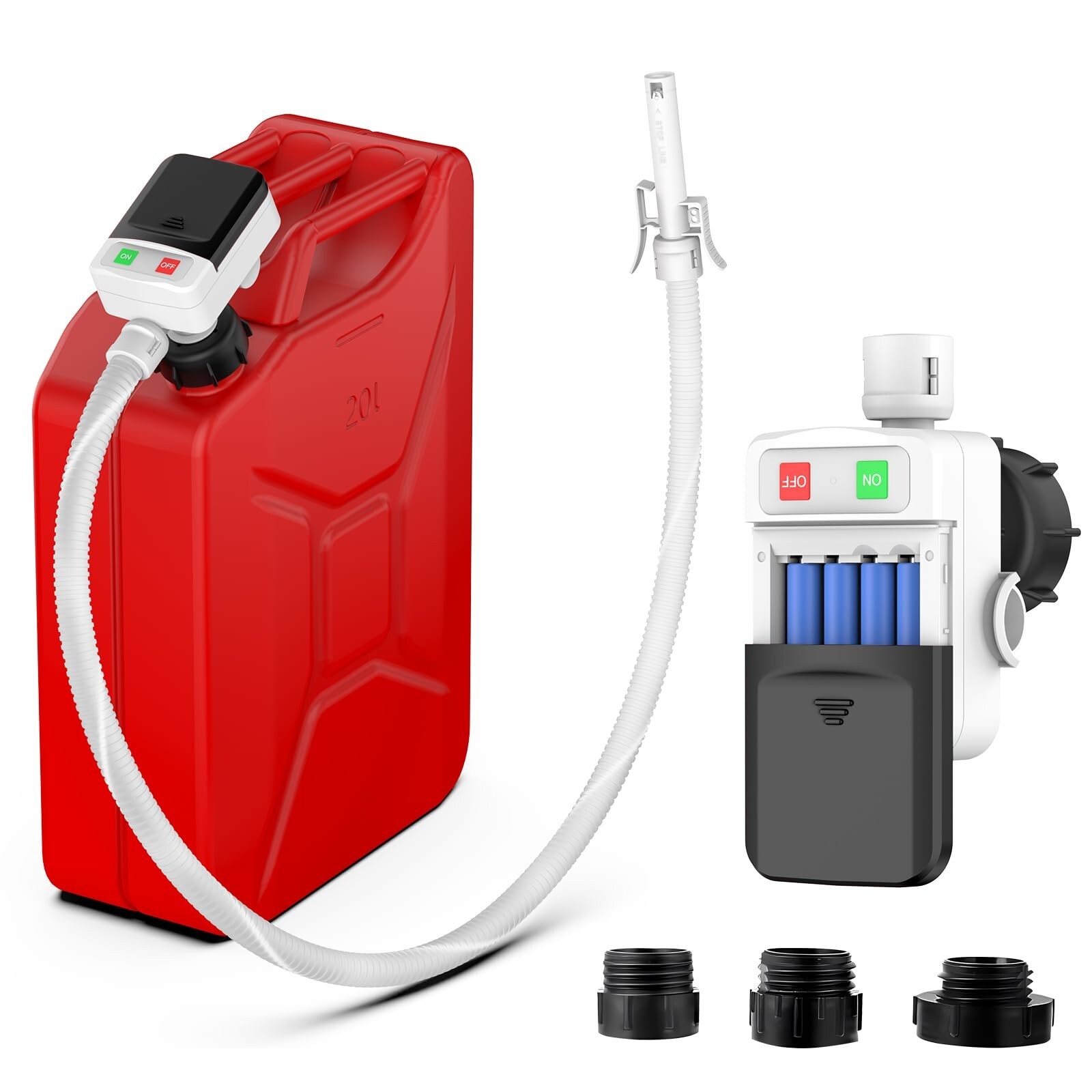 12V Fuel Transfer Pump with Auto-Stop & 3.2GPM Flow – Fast Shipping