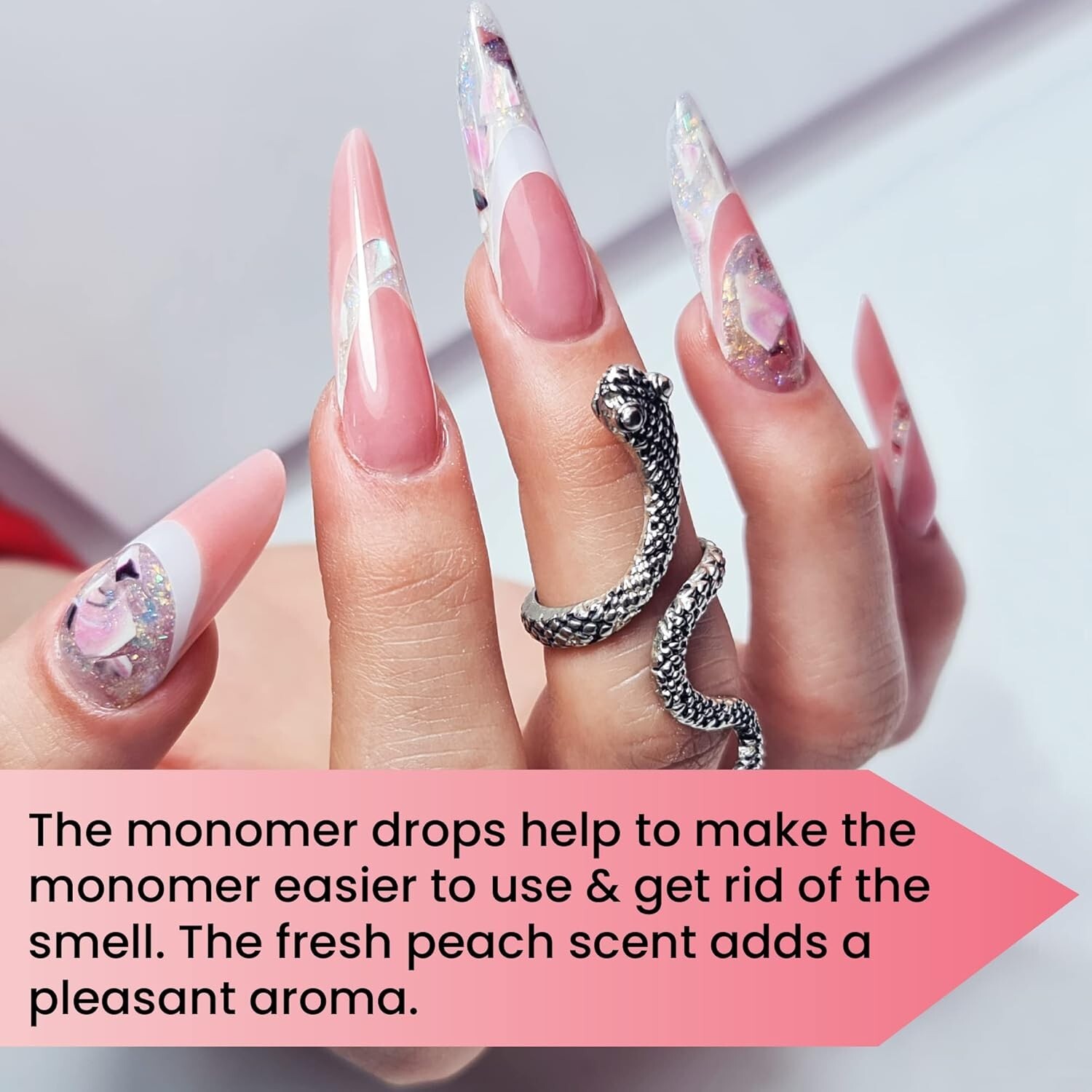 Mia Secret Monomer Drop - Peach Scent 1oz