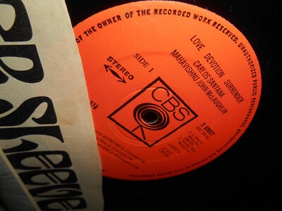 英LP Carlos Santana LoveDevotionSurrender Amazon.com: Love Devotion Surrender: CDs & Vinyl