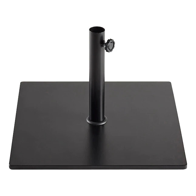 Style Selections Umbrella Base Black Patio Umbrella Base eBay