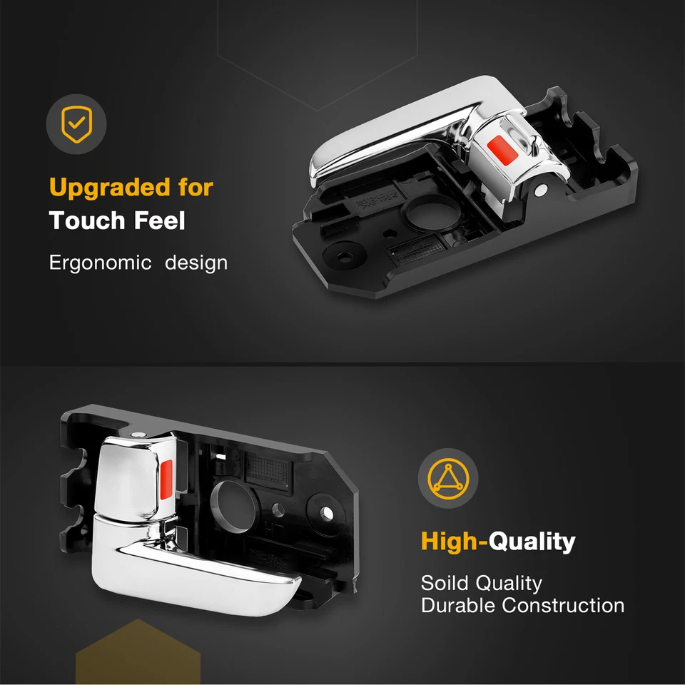 Interior Door Handle Driver Passenger Side For 04-09 KIA Spectra Spectra5 4Pcs Foto 2 de 4