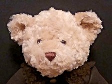 FAO Schwarz Bear with Aviator Jacket 11" Toy Stuffed Animal Brown Plush Bear