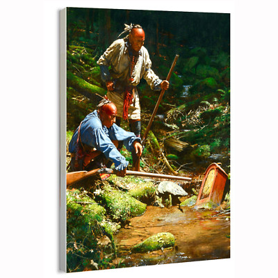 A Mystery in the Forest Western Poster or Canvas Fine wall Art Home Decor Print