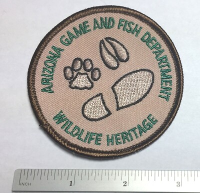 Vintage Arizona Game and Fish Department Embroidered Patch ...