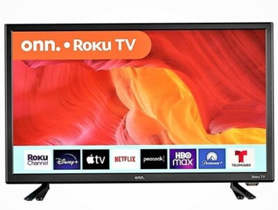 Onn. 24'' Class HD (720P) LED Roku Smart TV (10001 Color Black