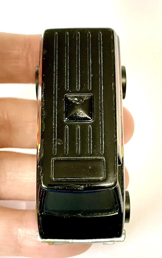 Super van Hot Wheels Redline Flying Colors 1974 negra sin marcadores laterales rara 🇺🇸 Foto 4 de 4
