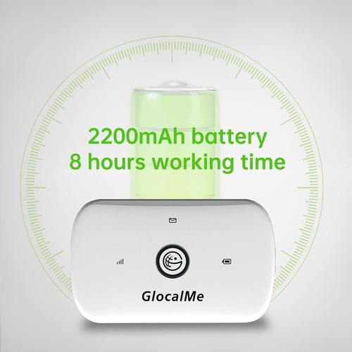 NEOS Routeur WiFi Mobile, 4G LTE, Batterie 2200 mAh, Blanc 150 Mbps - Photo 3/7