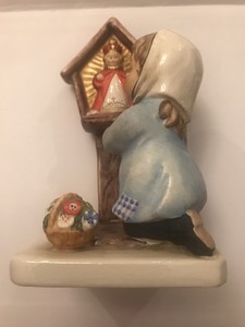 VINTAGE-GOEBEL-CHARLOT-BYI-54-LITTLE-PRAYER-ARE-BEST-039-039-W-GERMANY-1967-HUMMEL
