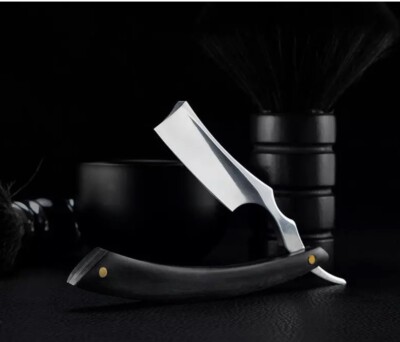 Straight Razor Shave Ready Hand Sharpened Vintage Style Steel Blade USA